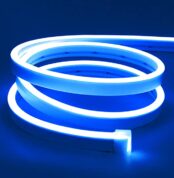 1 Meter DC 12V Blue Neon Flexible Strip Light Rope Light Waterproof For Decoration In Pakistan