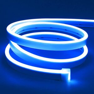 1 Meter DC 12V Blue Neon Flexible Strip Light Rope Light Waterproof For Decoration In Pakistan
