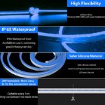 1 Meter DC 12V Blue Neon Flexible Strip Light Rope Light Waterproof For Decoration In Pakistan