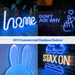 1 Meter DC 12V Blue Neon Flexible Strip Light Rope Light Waterproof For Decoration In Pakistan