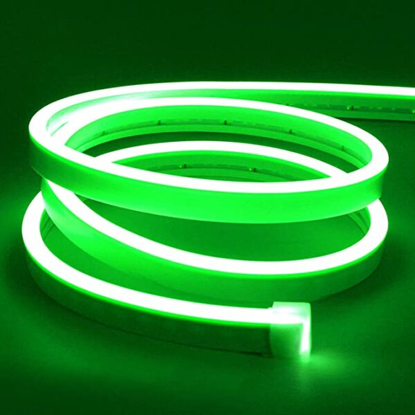 1 Meter DC 12V Green Neon Flexible Strip Light Rope Light Waterproof For Decoration In Pakistan