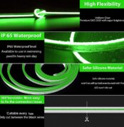 1 Meter DC 12V Green Neon Flexible Strip Light Rope Light Waterproof For Decoration In Pakistan