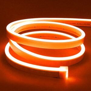 1 Meter DC 12V Orange Neon Flexible Strip Light Rope Light Waterproof For Decoration In Pakistan
