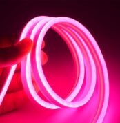 1 Meter DC 12V Pink Neon Flexible Strip Light Rope Light Waterproof For Decoration In Pakistan