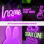 1 Meter DC 12V Purple Neon Flexible Strip Light Rope Light Waterproof For Decoration In Pakistan