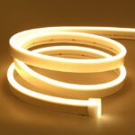 1 Meter DC 12V Warm White Neon Flexible Strip Light Rope Light Waterproof For Decoration