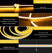 1 Meter DC 12V Yellow Neon Flexible Strip Light Rope Light Waterproof For Decoration In Pakistan