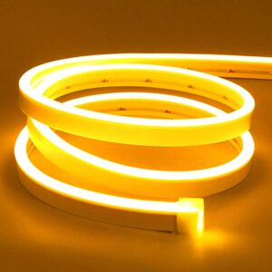 1 Meter DC 12V Yellow Neon Flexible Strip Light Rope Light Waterproof For Decoration In Pakistan