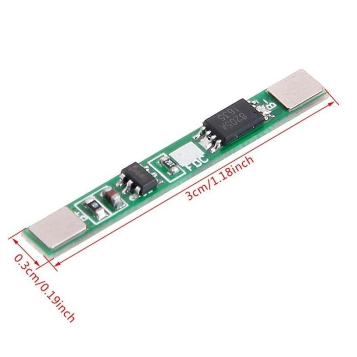 1S 3.7V 3A Li-ion BMS