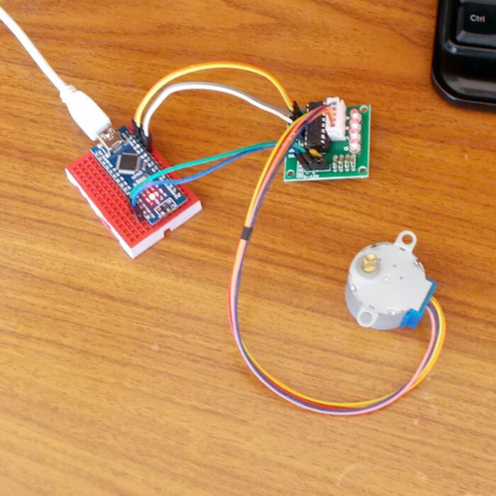 28BYJ48 Stepper Motor With ULN2003 Motor Driver In Pakistan