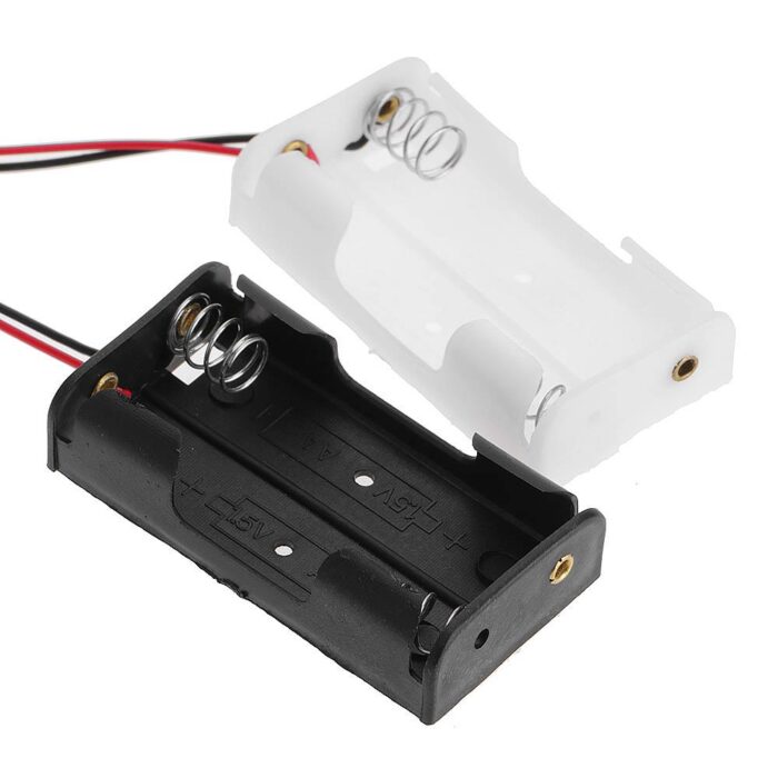 2X AA Cell Holder Square Case Housing in Pakistan