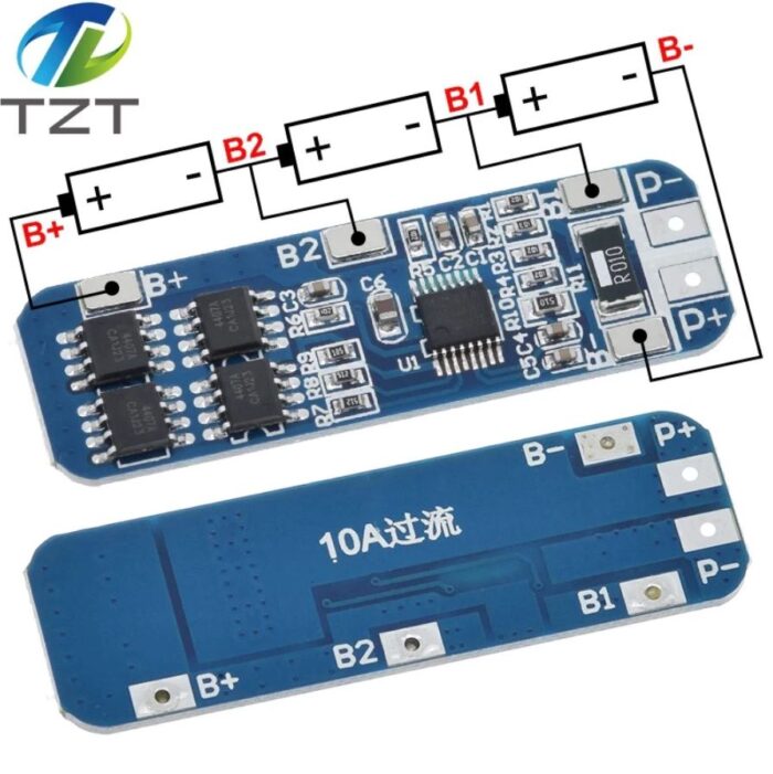 3S 12V 10A BMS