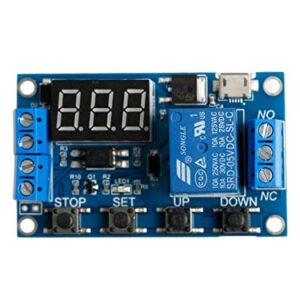 4 Button Delay Timer Relay Module 6 To 30v Dc Adjustable Timer Relay Module In Pakistan