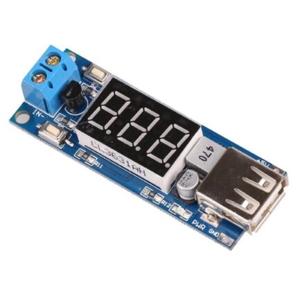 DC To DC 2A USB Charger 4.5-40V To 5V Step-down Buck Converter Voltmeter Module