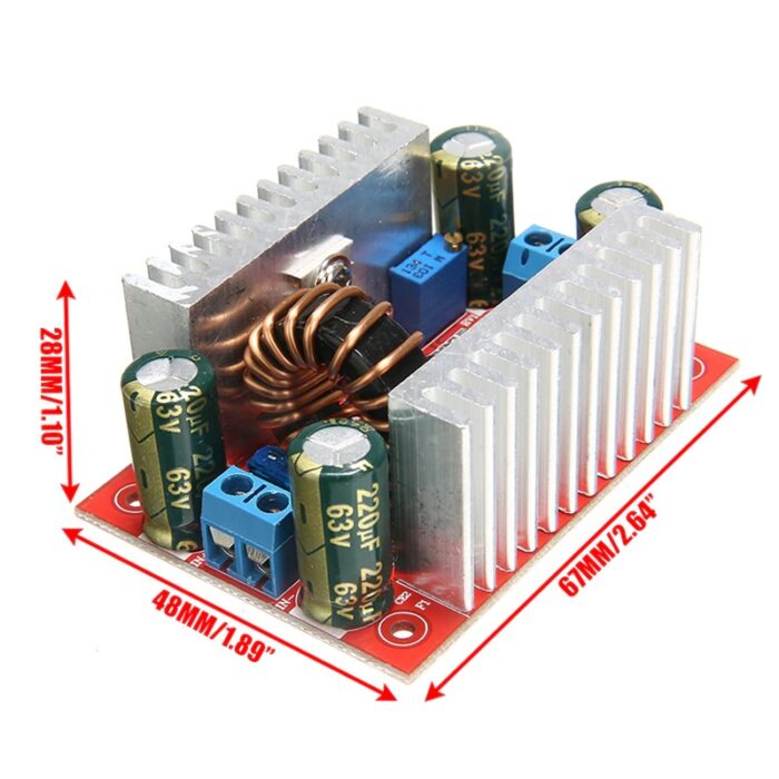Boost Module, 15A 400W DC-DC Step-up Boost Converter Module
