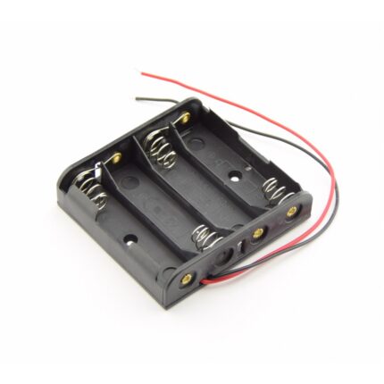 4X AA Cell Holder Square Case Housing in Pakistan