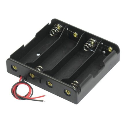 4X AA Cell Holder Square Case Housing in Pakistan