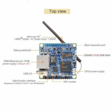 512MB Orange Pi Zero H2 Development Board in Pakistan