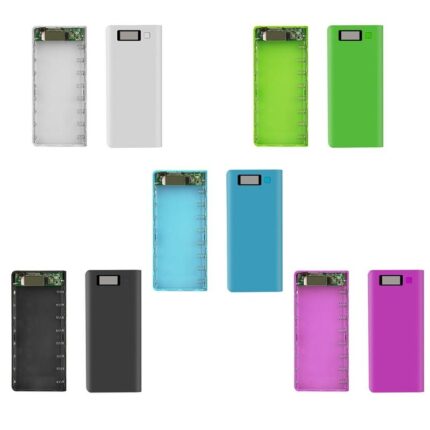 8 Cell Power Bank Case With Dual USB LCD Module DIY Box For 18650 In Pakistan