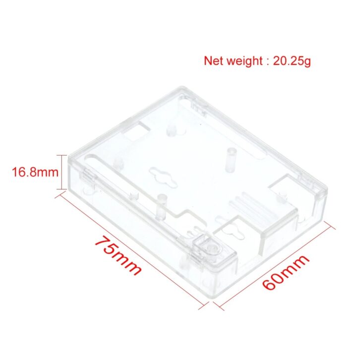 Transparent Acrylic Case Shell Enclosure Gloss Box For Arduino UNO R3