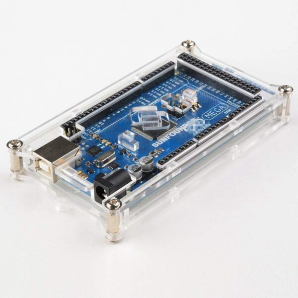 Transparent Acrylic Case Shell Enclosure Gloss Box For Arduino Mega 2560 R3 in Pakistan