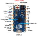 Arduino Micro 5V 16M Atmega32u4 Board In Pkaistan