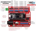 Arduino Nano Sensor Shield Nano IO Expansion Board Prototype Shield