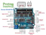 Arduino Sensor Shield V5 Expansion Board In Pakistan