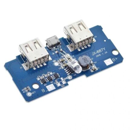 Dual USB 5V 2A Power Bank Kit Charging Module For 18650 Battery In Pakistan