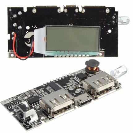 Dual USB 5V 2A Power Bank Kit With LCD Display Module In Pakistan