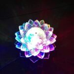 Flower Shape Full Color Led Light Rotating Lamp Disco Bulb In Pakistan