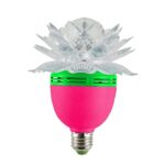 Flower Shape Full Color Led Light Rotating Lamp Disco Bulb In Pakistan