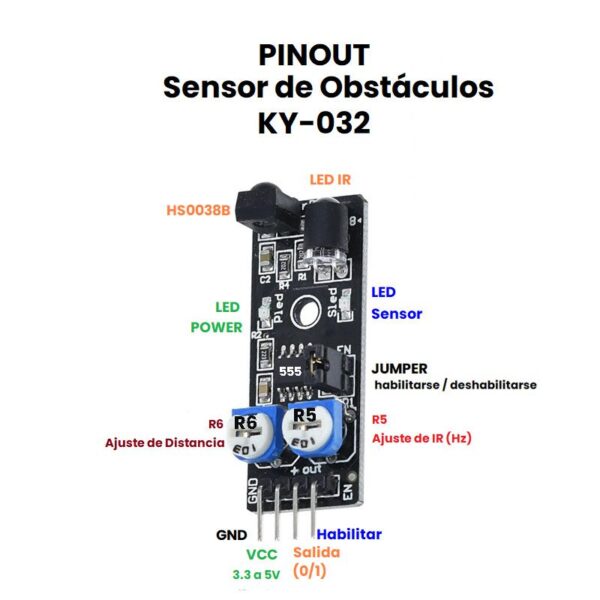 ir-08h Infrared Obstacle avoidance sensor module KY032 for Arduino