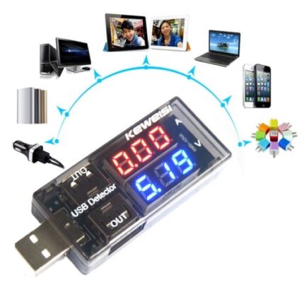 KEWEISI USB Current Voltage Meter Battery Tester