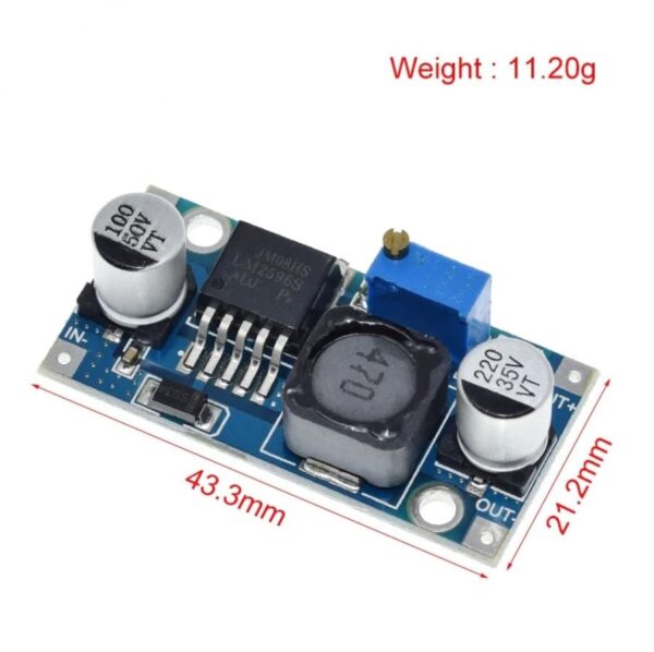 HW-411A LM2596 DC To Dc Buck Converter Step Down Module Power Supply