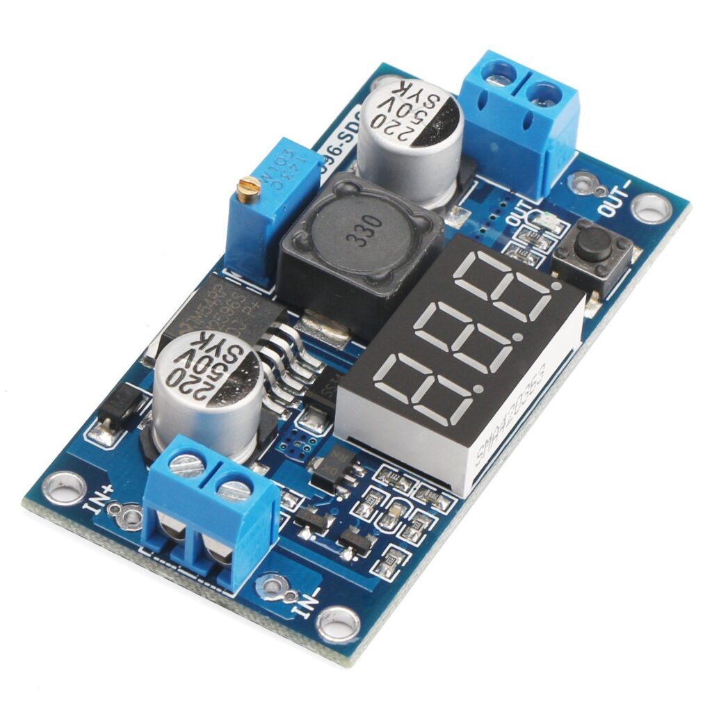 LM2596 With LED Voltmeter