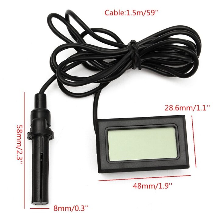 Mini LCD Digital Hygrometer Temperature Humidity Meter With Wire In Pakistan