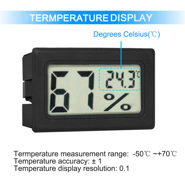 Mini LCD Digital Hygrometer Without Wire In Pakistan