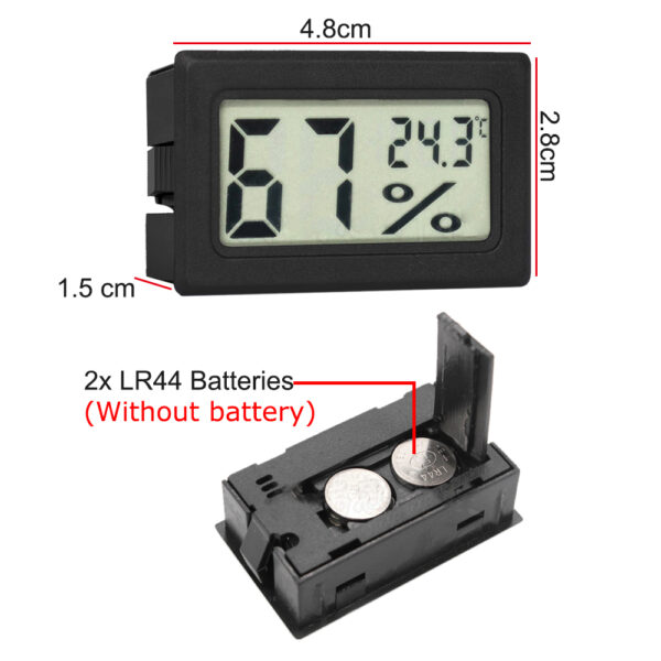 Mini LCD Digital Hygrometer Without Wire In Pakistan