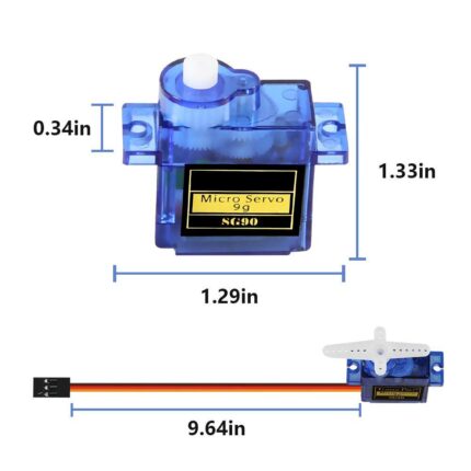 SG90 Servo Motor 180 Degree Rotation In Pakistan