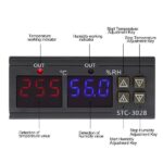STC-3028 AC 220V Digital Temperature & Humidity Control Thermostat In Pakistan