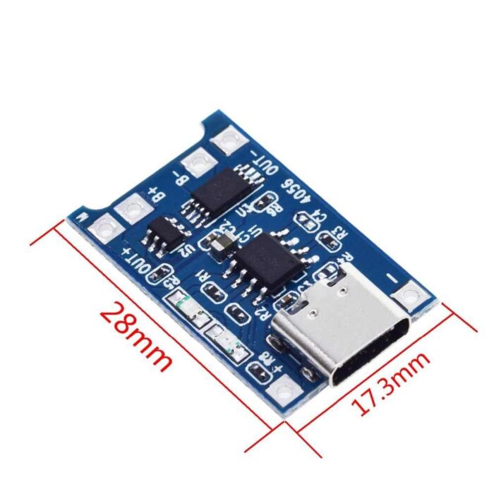 TYPE C TP4056 Lithium Battery Charging Board 1A