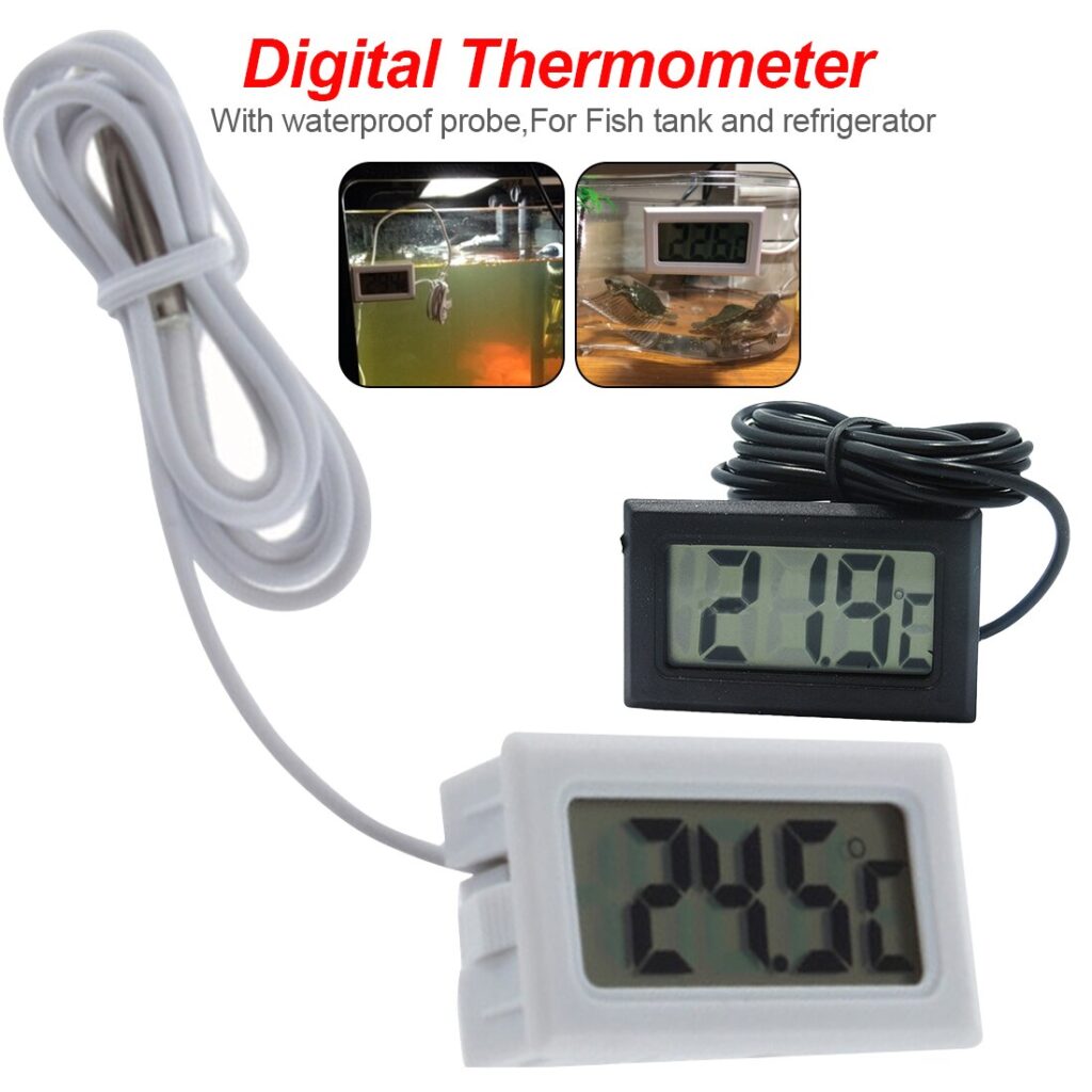TPM10 Mini LCD Digital Temperature Meter With External Sensor In Pakistan