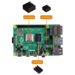 Transparent Acrylic Case For Raspberry Pi 4B With Cooling Fan And Heat Sink Clear And Black Case in Pakistan