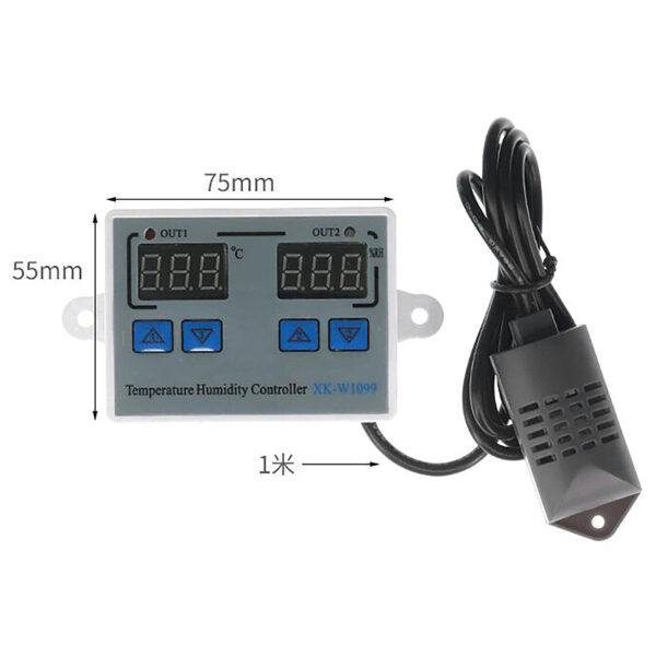 XK-W1099 AC 220V 10A Digital Temperature Humidity Controller