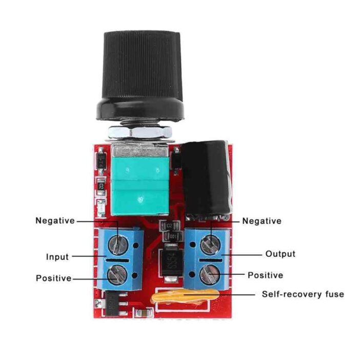 ZS-X4A 5 A Mini DC Dimmer Motor Speed Controller In Pakistan