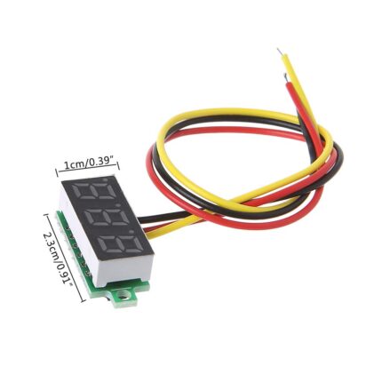 Three Wire DC Volt Meter 0.28 Size 0-100V