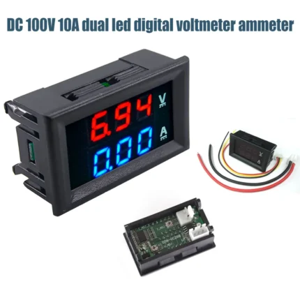 DSN-VC288 Panel Mount DC 100V 10A Voltmeter Ammeter