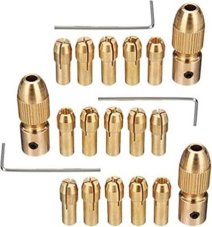 0.5-3mm Mini Drill Chuck Small Electric Drill Bit Collet Micro Twist Drill Chuck Set Power Tools